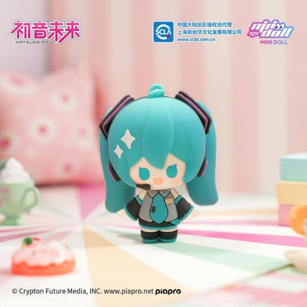 Vocaloid Series Miku Luka Len Meiko Minidoll Miku Merch Lovely Key Pendant